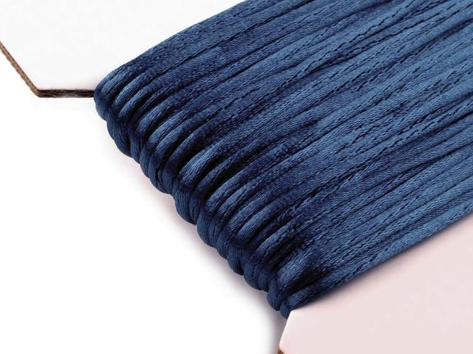 Satinschnur  Ø2mm  dunkelblau